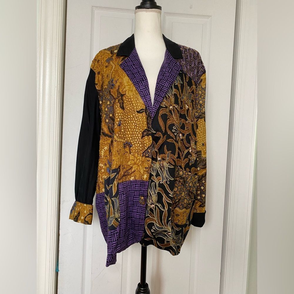 1980s/90s Sürya Beaded Top (Matching Pants Listed Separately)